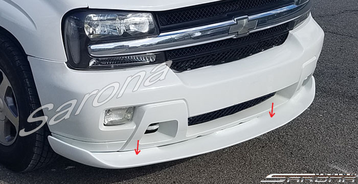 Custom Chevy Trailblazer  SUV/SAV/Crossover Front Lip/Splitter (2002 - 2009) - $399.00 (Part #CH-024-FA)